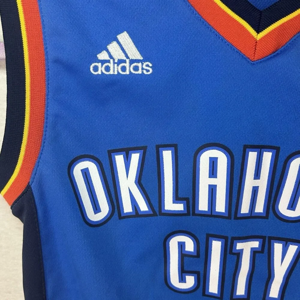 Oklahoma City Thunder Kevin Durant #35 Jersey Adidas Youth Small